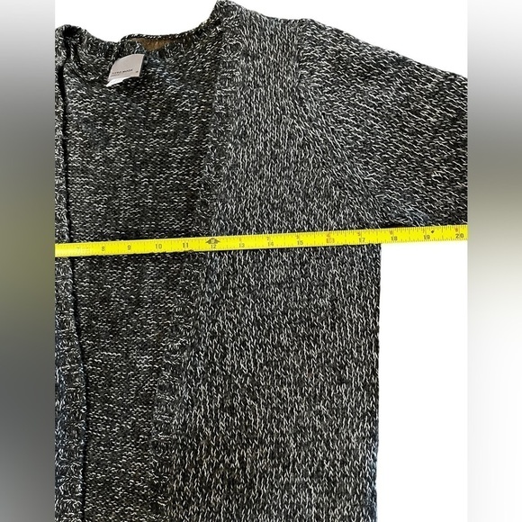Vero Moda Black and White Knit Long Open Front Cardigan - XSmall - Picture 10 of 11